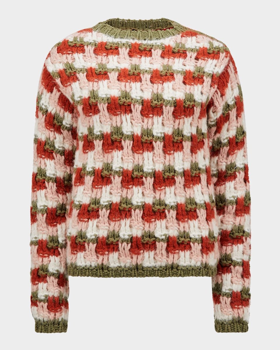 Alpaca-Blend Crewneck Sweater